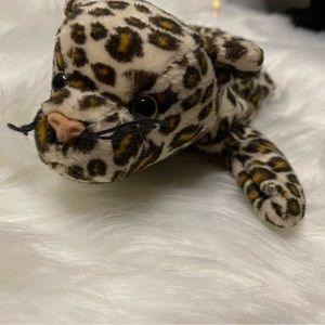 Freckles Original TY Beanie Baby 1996 The Leopard Flat Tail